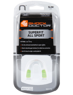 Shock Doctor SuperFit All Sport Gumshield - White